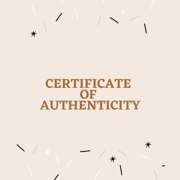 ✨Certificate of Authenticity✨ - Picture 1 of 1